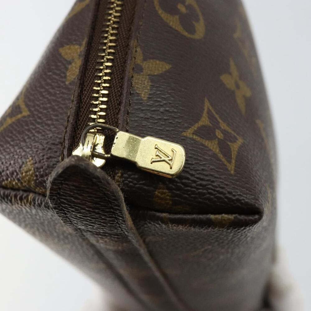LOUIS VUITTON Monogram Trousse Demi Ronde Cosmetic Pouch M47520 LV Auth BA6539 - Picture 8 of 16